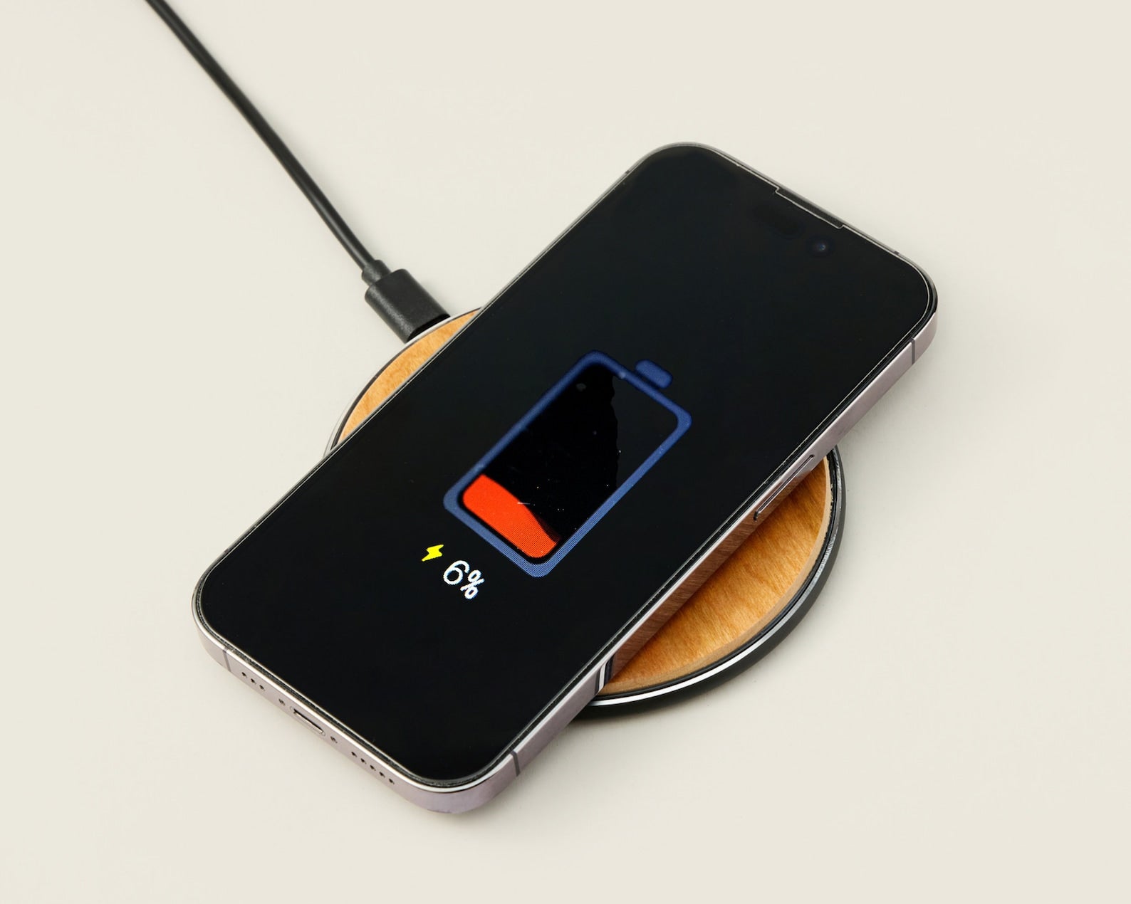 Personalized Wooden Wireless Charger with Custom Name Engraving