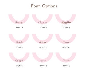 Personalized Baby Comfort Blanket with Monogram