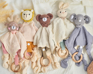 Personalized Baby Comfort Blanket with Monogram